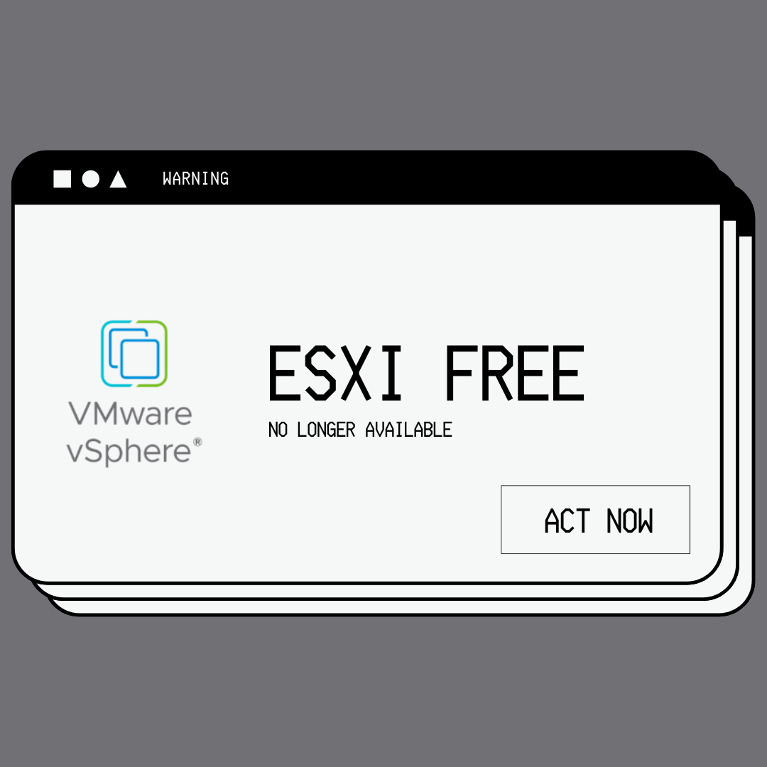 ESXi free no longer available